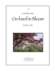 Orchard in Bloom SATB choral sheet music cover Thumbnail